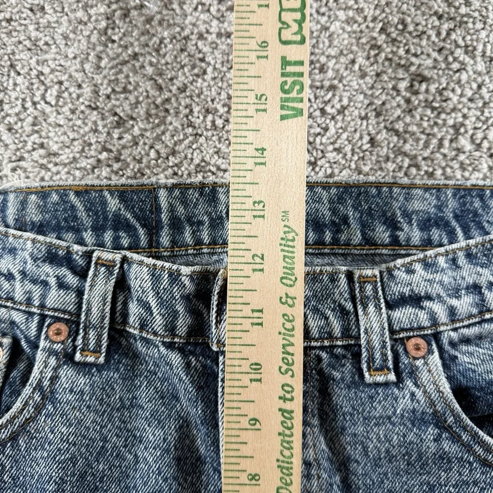 Vintage Levis Jeans Mens 36x32 (Fits 34x31)‎ Blue Acid Denim 505 90s Made in USA